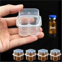 Boîte d'emballage en plastique pour flacons de peptides, vente en gros OEM de haute qualité pour poudre lyophilisée et emballage de réactifs de 3ml à 20ml