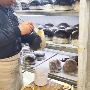 Ready To Ship New Australia Men's Toupee Lace With Skin PU Base 100% Indian Human Hair Bleached Knots Durable - Product Image 6