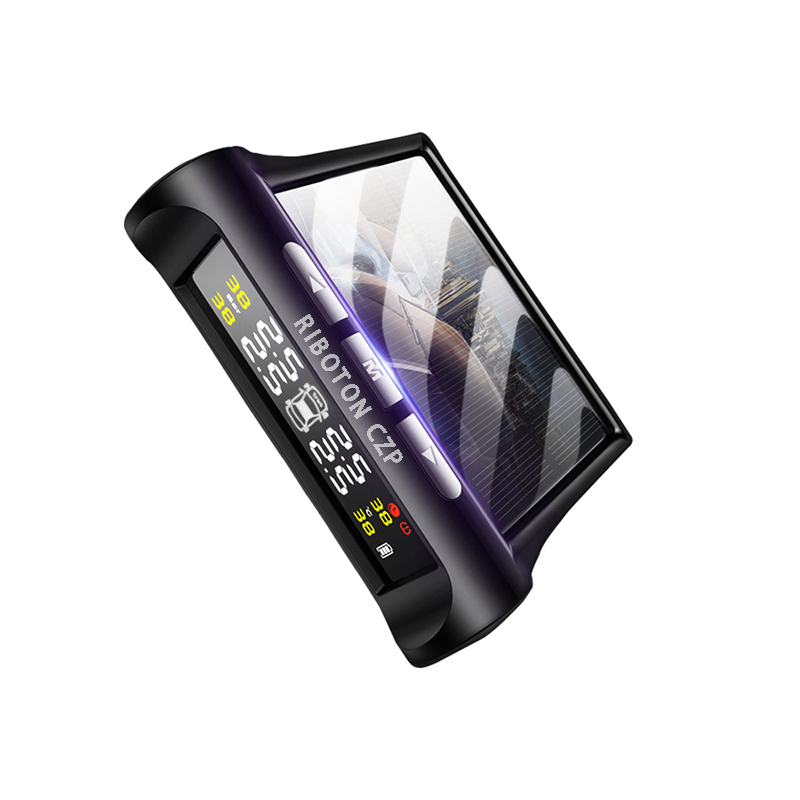 Riboton CZP система контроля давления в шинах на солнечных батареях зарядки автомобиля системы контроля давления в шинах цифровой манометр для измерения давления в шинах на 4 колеса