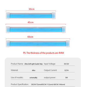 Zunzhi xe chiếu <span class=keywords><strong>s</strong></span>áng xe chất lượng cao siêu mỏng Streamer hai màu <span class=keywords><strong>LED</strong></span> ban ngày chạy đèn báo rẽ - Product Image 5