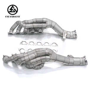 CSZ Consegna Rapida per Tubo di Scarico Dritto con Scudo Termico e Collettori per Lamborghini Huracan <span class=keywords><strong>EVO</strong></span> STO V10 5.2L - Product Image 4