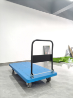 Carretilla de Plataforma Plegable de Plástico Resistente para Almacén, Supermercado y Logística, Venta al Por Mayor de Fábrica