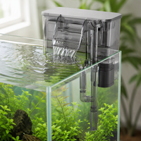 Filtre d'aquarium externe pour Betta, crevettes et nano-aquariums, avec cascade et oxygénation, purificateur et nettoyeur de bac à poissons