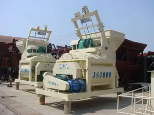 China Cheap JS 500 Ready Mix Concrete Mixing Plant Parts Continuous Concrete Mixer