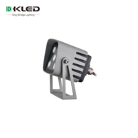Projecteur LED KLED à haute luminosité, installation sur piquet, extérieur, corps en alliage d'aluminium, RGBW, IP66, angle de faisceau réglable, dimmable
