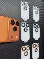 Protecteur d'objectif complet en verre dépoli étanche pour iphone 15 Protecteur d'objectif de caméra 3d pour iphone 13 14 15 16 17 Pro Max