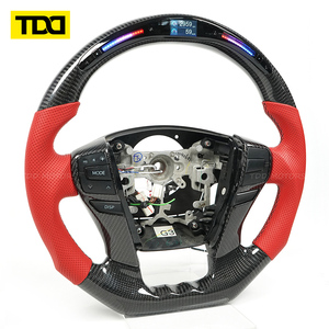 Volante Deportivo TDD de Fibra de Carbono con LED Real, Compatible con Toyota Reiz - Product Image 2