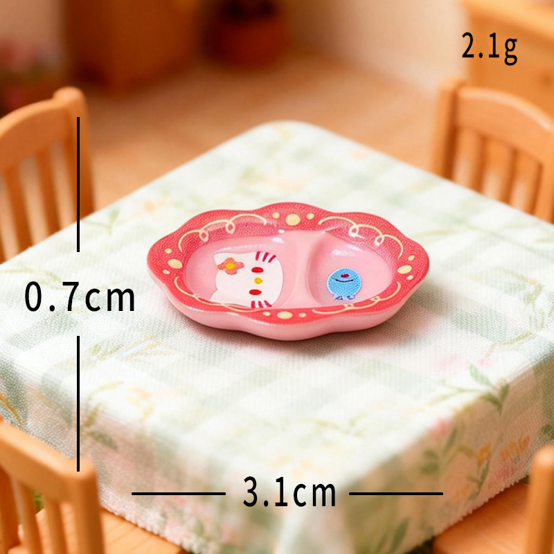 Assiette de service colorée