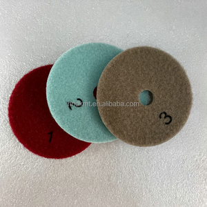 <span class=keywords><strong>Polisseuse</strong></span> flexible humide de 100mm de diamètre avec outil de meulage de pierre à main OEM personnalisable en 3 ou 7 étapes avec tampons de polissage - Product Image 3