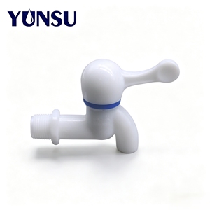 Robinet mural Yunsu 1/2 pouce DN15 en plastique ABS chromé avec noyau en céramique, design moderne pour le contrôle de l'eau des conduites - Product Image 1
