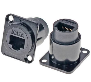 Módulo Circular Tipo D, Interfaz de Red RJ45 Hembra, USB TIPO-C, CAT6, Módulo de Fibra Óptica <span class=keywords><strong>LCSC</strong></span> de Doble Paso de Datos - Product Image 2