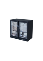 Mini Nevera para Hotel, Enfriador de Bebidas con Puerta de Vidrio de 4 Puertas y Estantes Ajustables para Uso en Supermercados 2-8