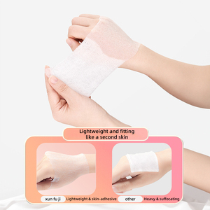 Mascarilla Facial Hidratante y Limpiadora de Algodón Elástico con Recorte Nasal para Aplicación en Húmedo, Tipo Mummy Spa, con Logotipo Personalizado, de Una Sola Capa, para <span class=keywords><strong>Maquillaje</strong></span> - Product Image 4