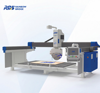 Machine de découpe de pierre à cinq axes RBB HQ-3220DS avec caméra de découpe de carreaux et ventouse - 29 kW, épaisseur de coupe 400 mm, télécommande