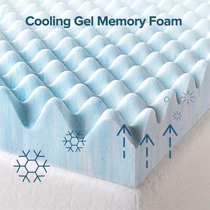 Colchón de tamaño completo Leland Koala <span class=keywords><strong>Colchon</strong></span> Gel colchón de espuma viscoelástica <span class=keywords><strong>Topper</strong></span> - Product Image 4