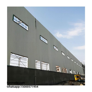 Atelier à ossature métallique, atelier de construction en acier léger, entrepôt en acier, bâtiment à ossature métallique légère à plusieurs étages - Product Image 1