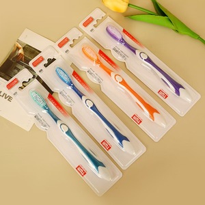 Brosse à dents à poils doux, manuelle, pour adultes, utilisation en voyage, boîte de 30 pièces, jetable - Product Image 2