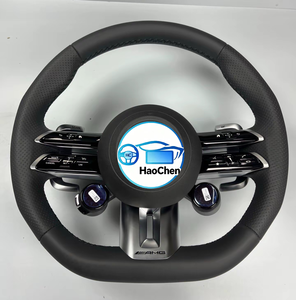 Volant sport en cuir de style nouveau pour <span class=keywords><strong>Mercedes</strong></span> Benz W204 W205 W213 W219 W222 A45 E63 Gle Gls Amg Gt C63 E63 S63 G63 - Product Image 3