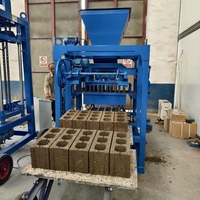 Machine à fabriquer des blocs de béton creux, petites machines manuelles à fabriquer des pavés, machines semi-automatiques à fabriquer des briques