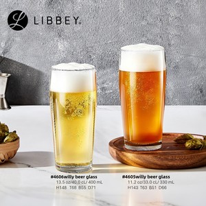 Vaso Libbey Willie sin Tallo, Apto para Lavavajillas, para Cerveza, Agua y Bebidas, Diseño Moderno, para Bar, Borde Reforzado - Product Image 4