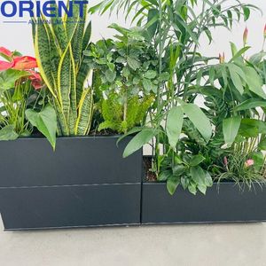 Jardinières en aluminium d'usine Pots extérieurs et <span class=keywords><strong>de</strong></span> fleurs <span class=keywords><strong>de</strong></span> grande taille et jardinières pour le projet australien - Product Image 3