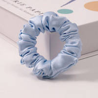 Élastique à cheveux en soie faite à la main, haute élasticité, 2 cm, 30 Momme, soie de mûrier pure 6A, unisexe, chouchou à cheveux très élastique