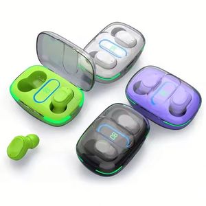 Y90 Earphone TWS True Wireless Gaming Earbuds Transparent <b>Cover</b> LED Digital Display Waterproof In-<b>ear</b> Design Headphones - Product Image 1