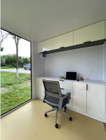 Maison mobile préfabriquée de 20 pieds, mini-maison de luxe, bureau portable en conteneur