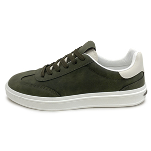 Nouveau style de chaussures décontractées basses pour hommes semelles épaisses de haute qualité fermeture à lacets doux respirant anti-dérapant petit design blanc - Product Image 4