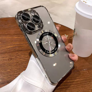 <span class=keywords><strong>IPhone</strong></span> 16 için kılıf galvanik manyetik kablosuz şarj temizle telefon kapak <span class=keywords><strong>iPhone</strong></span> için kılıf 13 14 15 16 Pro Max artı - Product Image 6