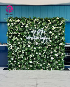 Diverse Design Realistic Flower <strong>Background</strong> with Neon Light Innovative <strong>Instagram</strong>-worthy Photography Props Flower Wall - Product Image 5