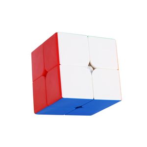 Cubo de Rubik Yongjun <span class=keywords><strong>Guanlong</strong></span> 2x2 Gen 2 de color sólido, cubo de velocidad suave para niños, juguete educativo - Product Image 5