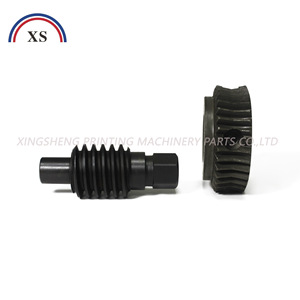 <b>Worm</b> <b>Gear</b> Rubber Core Nonstandard For Printing Machinery Parts - Product Image 1