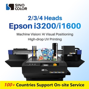 Trung Quốc Nhà sản xuất 9060 2513 2030 i1600 i3200 cmykw véc ni điện thoại thông minh một B phim Sticker nổi máy in UV với máy tầm nhìn - Product Image 2