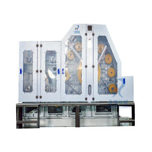 Machine à carder HURUI HR2000 monocylindre et à double doffer pour fibres chimiques de coton, fabriquée - Product Image 3