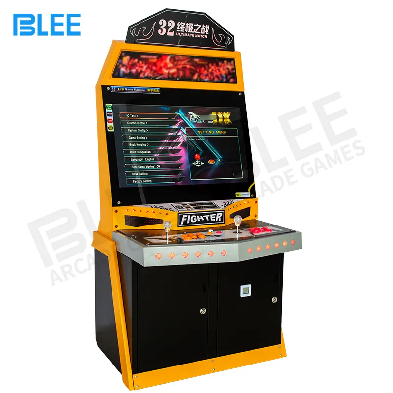 Indoor Arcade Straatvechtgame-Machine 32 Inch Muntbediende Pd-Console Arcade-Videogamemachine Voor Twee Spelers