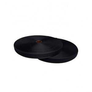 25MM Black Customized Elastic Self-Adhesive Hook and Loop Sustainable <b>Magic</b> Tape for Garments - Product Image 2