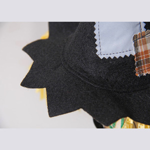 NAMSAN Pet Halloween <b>Hat</b> Adjustable Black <b>Straw</b> <b>Man</b> Costume For Cats Dogs Party Decor - Product Image 3