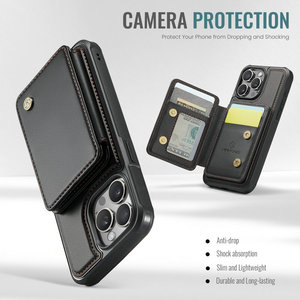 Nouvelle coque de smartphone magnétique détachable de luxe pour iPhone 16 Pro 14 13 12 <span class=keywords><strong>11</strong></span> avec protection RFID 2 en 1 pour iPhone 15 Pro - Product Image 5