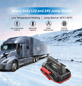Yesper 326 Hot Sale Jump Pack Heavy Duty <strong>Battery</strong> <strong>Booster</strong> 12V 24V Jump Starter 56000mAh Car <strong>Booster</strong> - Product Image 4