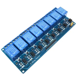 Modul relai 8 saluran DC 5V 12V dengan relai Optocoupler