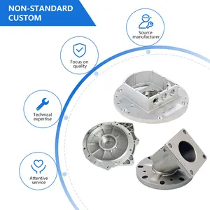 Bagian sepeda cor 304 316 baja tahan karat Aluminium presisi Die Casting kuningan Die-casting