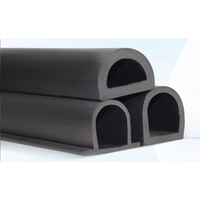 Plaque en caoutchouc EPDM de type D Bande anti-collision pour grands navires et bateaux gonflables Pier Fender Protection