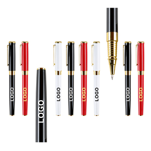 Bolígrafos de Metal de Lujo Personalizados con Logotipo, Tinta de Gel, Grabado e Impresión de Marca para Papelería de Oficina, Venta al Por Mayor - Product Image 2