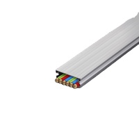 Goulotte de câblage en aluminium, chemin de câbles métallique, gaine de gestion des câbles électriques, taille personnalisée, fabricant OEM