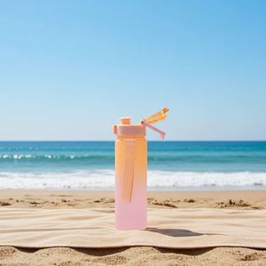 2026 Wholesale Leakproof Sports Bpa Free 1L Waterbottle Plastic Motivational Water <b>Bottle</b> With <b>Straw</b> and Time Marker - Product Image 3