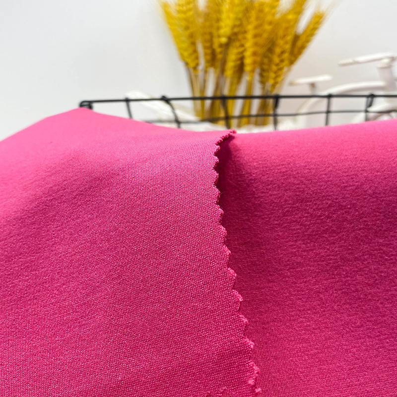 240Gsm High Elastic 64% Rayon 28% Nylon 8% Spandex Bengaline Rayon Spandex Knitting Fabric for Pants
