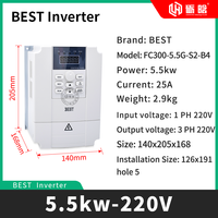 Kit d'Inverseur GDZ120*103-4.5kw à Prix Abordable avec Moteur à Broche de 4.5kw Sans Bride + Moteur à Broche de 5.5kw Refroidi par Air pour Machine à Bois, le MEILLEUR du Marché