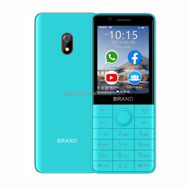 OEM 4G Android Smartphone with Big Battery T9 Keyboard Touch Screen Button Multilingual Support (French German Spanish English)