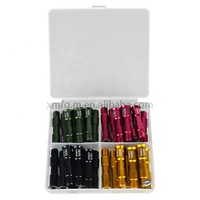 Kit de 32 vis pour patins à roulettes en aluminium 7075 haute résistance, légères et résistantes à l'usure, pour skateboard et roller
